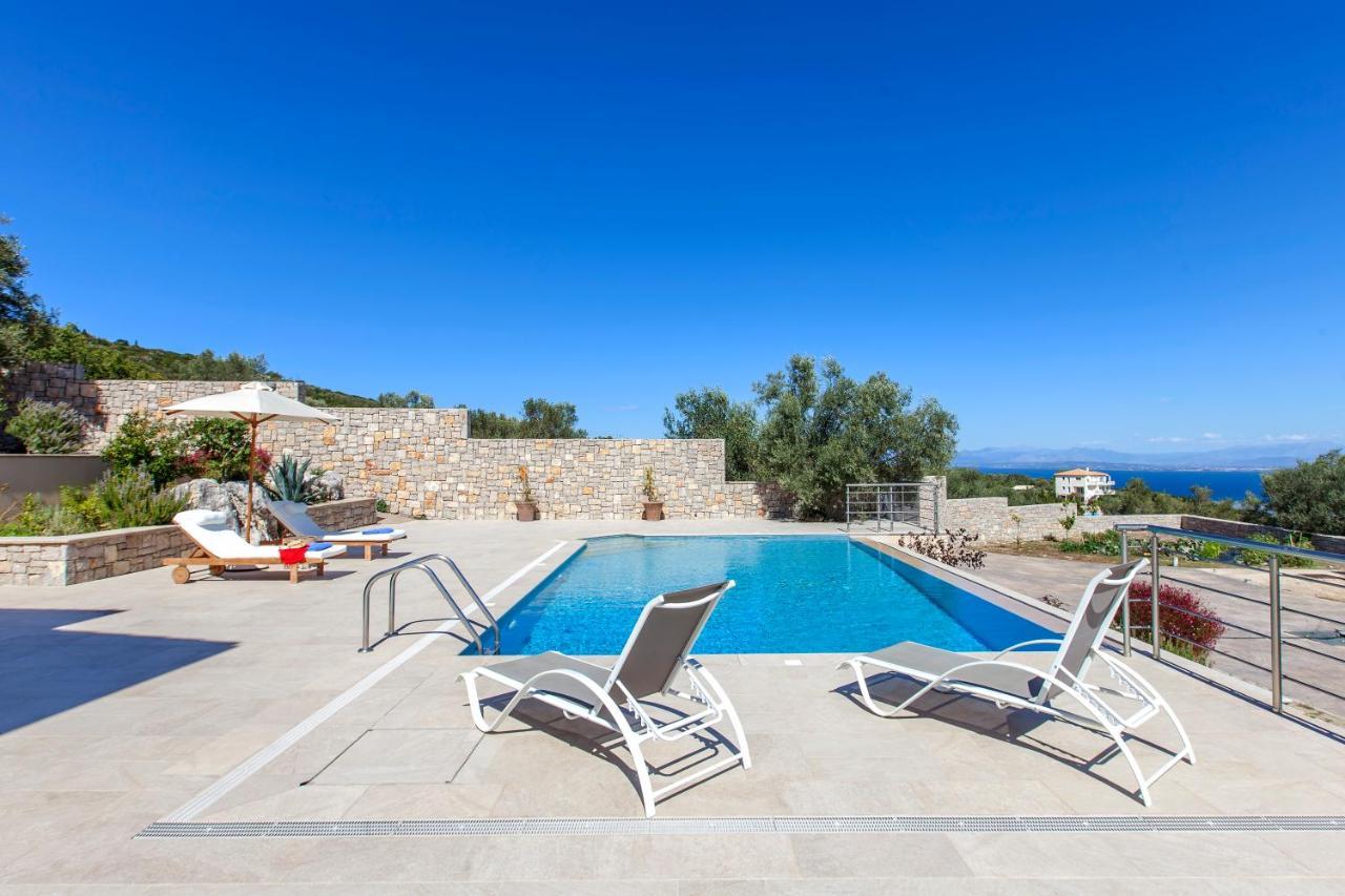 Alivia Lefkas Luxury Villas Apolpaina Exterior foto