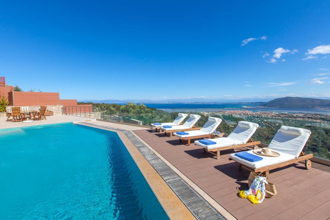 Alivia Lefkas Luxury Villas Apolpaina Exterior foto